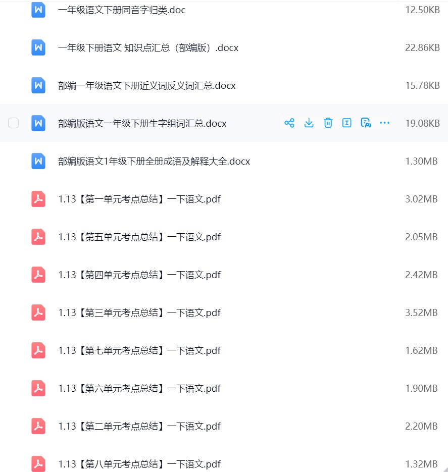 图片[4]飞来鱼学创营小学一年级语文下册-知识点汇总飞来鱼学创营飞来鱼学创营